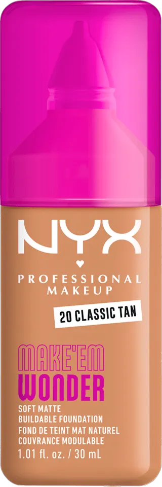 NYX MAKE'EM WONDER tečni puder 20