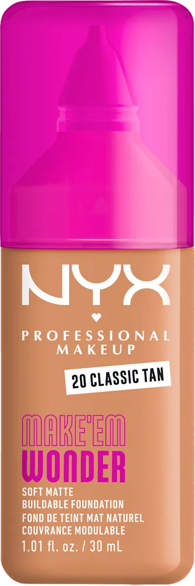 NYX MAKE'EM WONDER tečni puder 20 NYX
