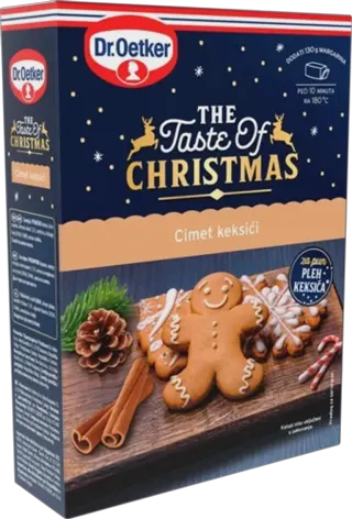 SMEŠA ZA CIMET KEKSIĆE TASTE OF CHRISTMAS 300G DR.OETKER