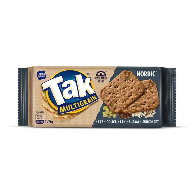Kreker Tak Multigrain Nordic 125g Tak
