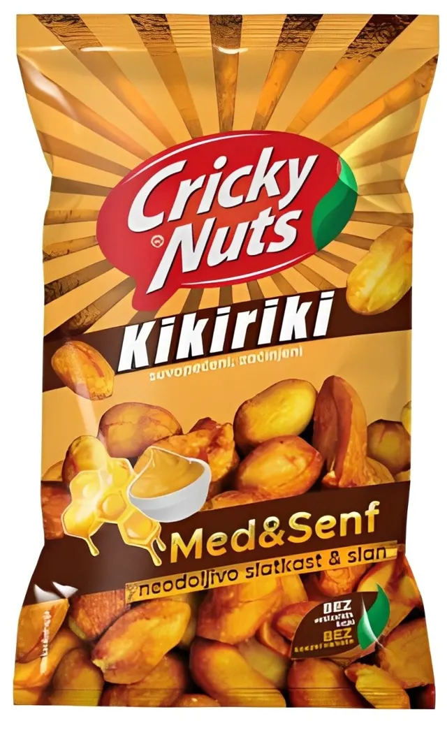 KIKIRIKI MED + SENF 150 GR CRICKY CRICKY