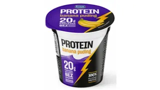 Puding banana Protein Imlek 200g