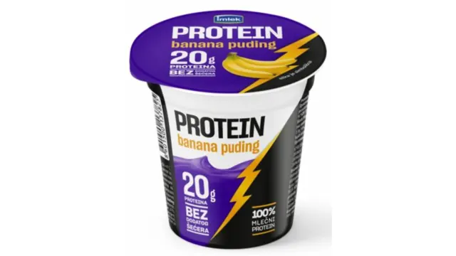 Puding banana Protein Imlek 200g Imlek