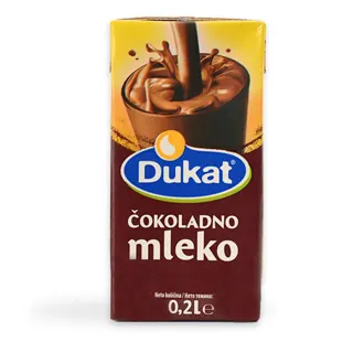 mleko cokoladno 0.2l dukat somboled