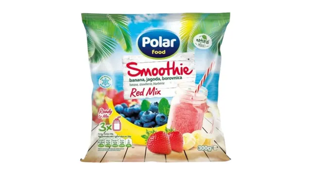 VOĆE SMRZNUTO SMOOTHIE RED 300G POLAR POLAR
