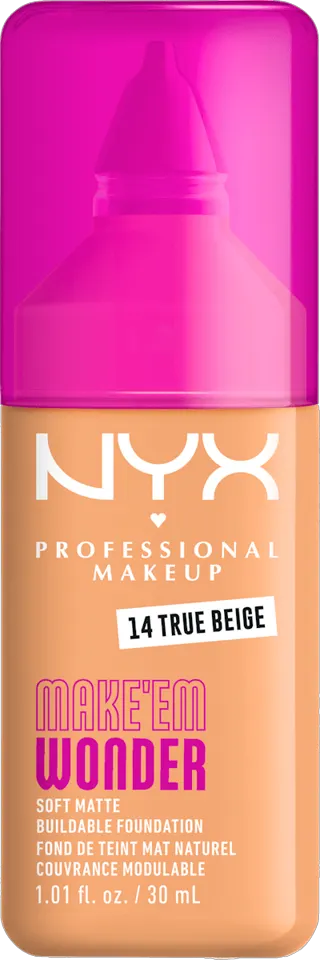 NYX MAKE'EM WONDER tečni puder 14