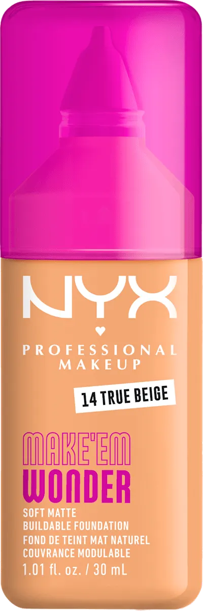 NYX MAKE'EM WONDER tečni puder 14 NYX