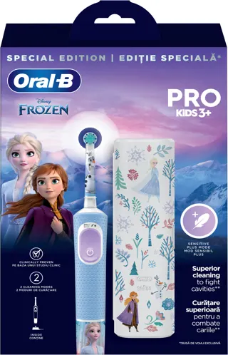 Elek.cetkica Frozen+travel case Oral B