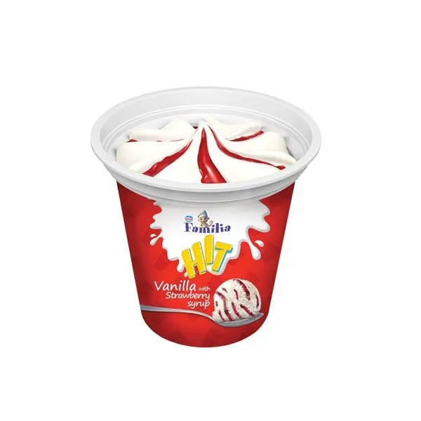 SLADOLED FAMILIA HIT CUP VANILLA 125ml SILBO