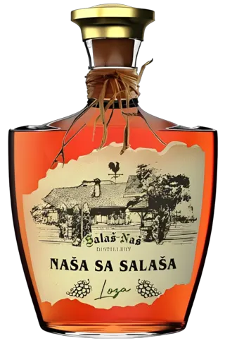 Rakija loza 40% Nasa sa salasa 0.5l