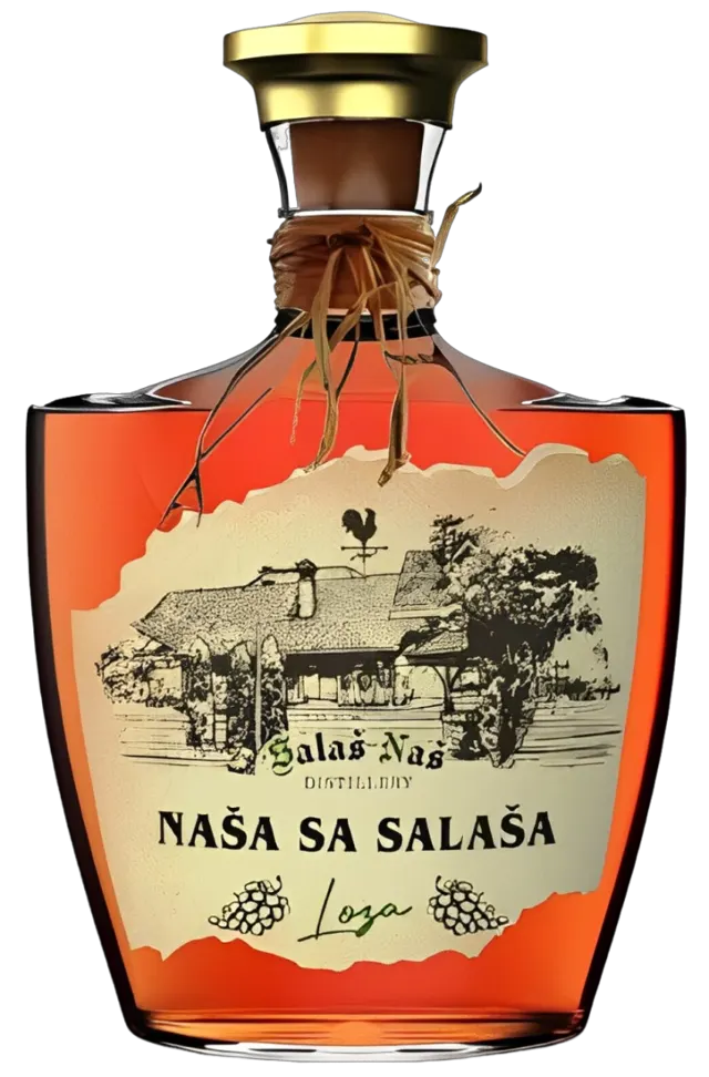 Rakija loza 40% Nasa sa salasa 0.5l Nasa sa salasa