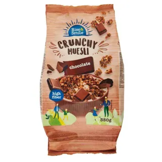 MUSLI CRUNCHY ČOKO 350G RISE&SMILE