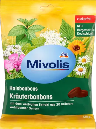 Mivolis tvrde biljne bombone 125g