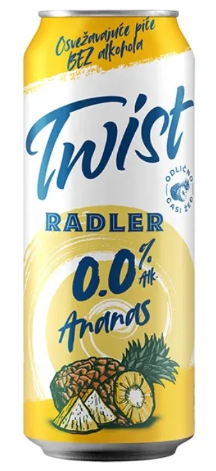 TWIST RADLER PINEAPPLE 0% 0.5l NEMA PODATAK