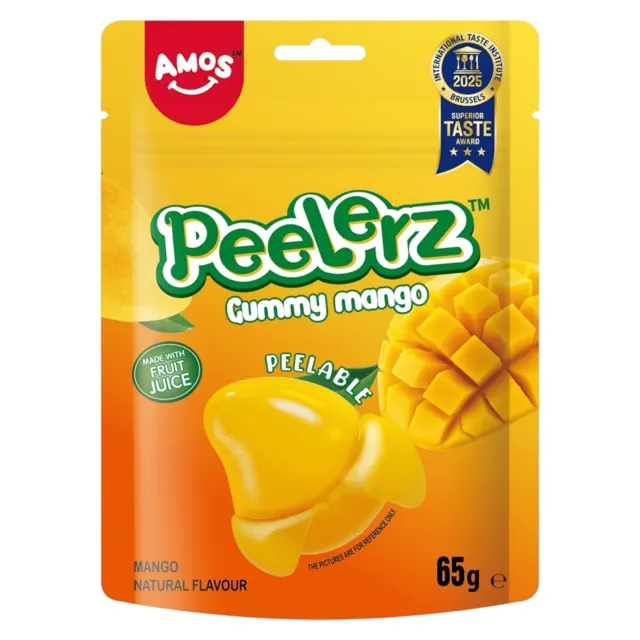 BOMBONE PEELERZ GUMM MANGO 65G AMOS AMOS