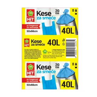 DTL VREĆE ZA SMEĆE 40L 20/1 TREGER