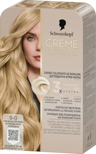 CREME SUPREME boja za kosu 9-0