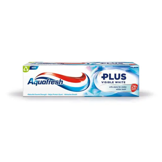 Pasta Aquafresh PLUS Visible White 75ml Aquafresh
