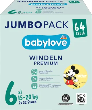 babylove pelene vel. 6 15-20kg 64kom