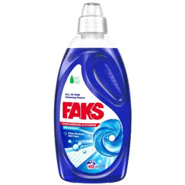 DETERDŽENT FAKS GEL UNIVERSAL 1.8L 40 PRANJA SAPONIA FAKS