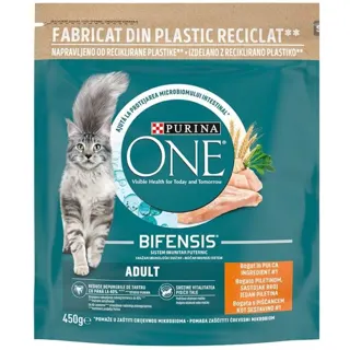 Granule za macke piletina One 450g