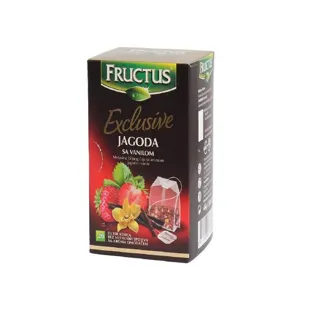Caj jagoda vanila Fructus 44g