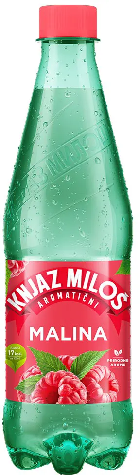 VODA KNJAZ AROMATICNI MALINA 0.5L PET