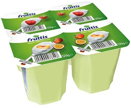 FRUTTIS 125g 4,5%mm JAGODA,BRESKVA,MARAKUJA Fruetto