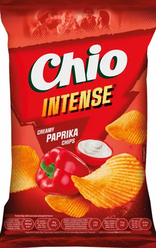 CHIO CHIPS INTENSE CREAMY PAPRIKA 120g
