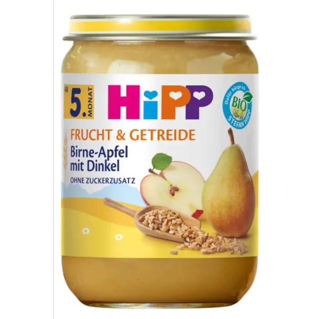 KAŠICA KRUŠKA VILJAMOVKA SA JABUKOM 190G 5M+ HIPP HIPP