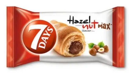 7 DAYS KROASAN 80g HAZELNUT D WAY - 7 DAYS
