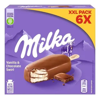 SLADOLED MILKA VAN CHOCO 6X90ML
