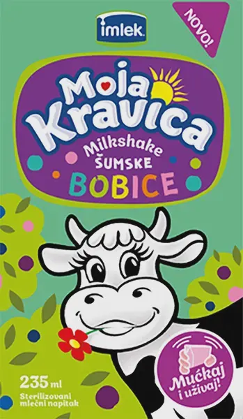 MILKSHAKE SUM BOBICE 235ML MOJA KRAVICA TB Moja Kravica