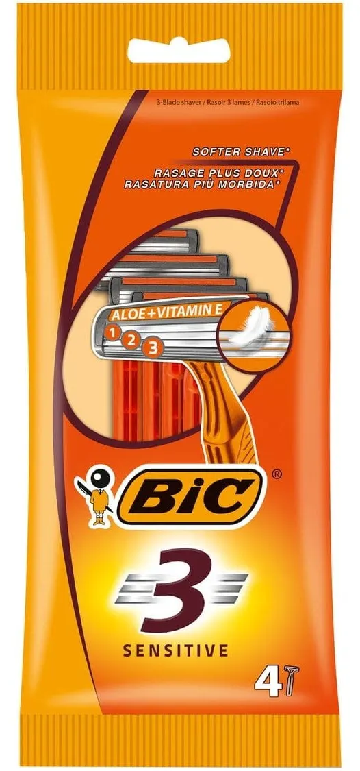BRIJAČ 3 SENSITIVE P OF 4 BIC BIC