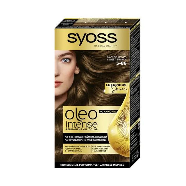 syoss oleo intense boja za kosu 5-86 syoss oleo intense