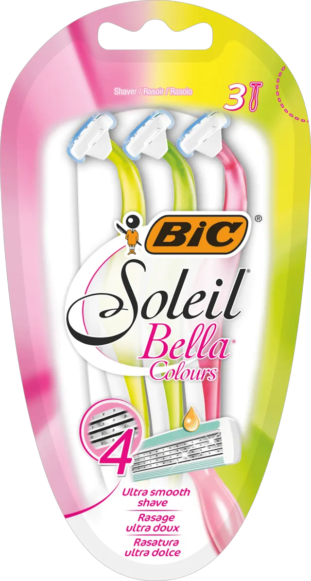 BiC Soleil Bella Colours brijač 3/1 BiC
