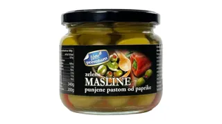 MASLINA ZELENA SA PASTOM OD PAPRIKE 340gr PREMIUM