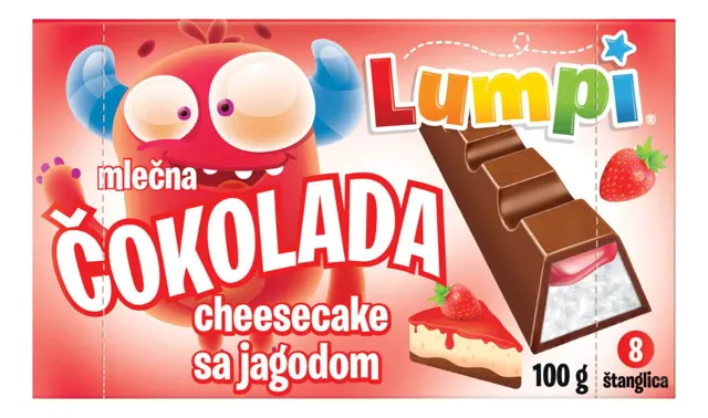 ČOKOLADA ML CHEESCAKE 100G LUMPI LUMPI