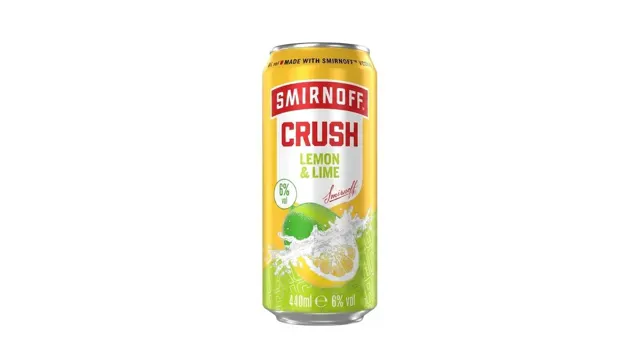 Smirnoff vodka mix Crush Lem&Lime 440ml DIAGEO