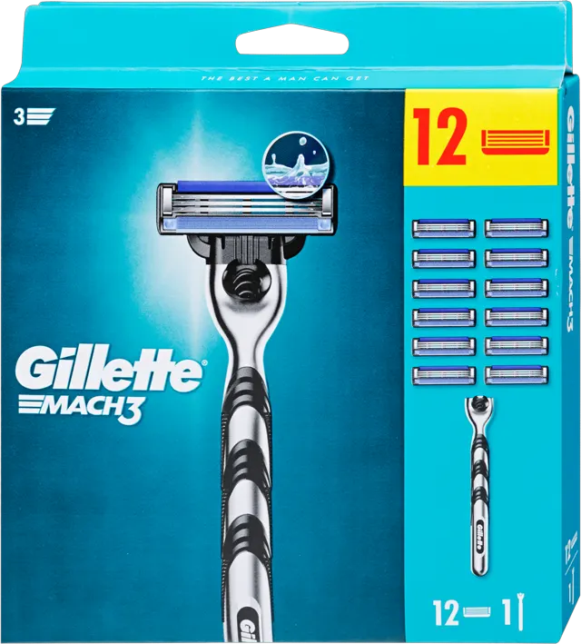 Gillette MACH3 drška+12 dopuna Gillette