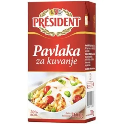PAVLAKA ZA KUVANJE PRESIDENT 20% 200ML SOMBOLED