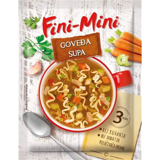 Fini Mini goveda supa 18g #18 Podravka PODRAVKA