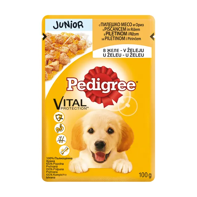 Hrana za pse kesa Pedigree Junior 100g Pedigree