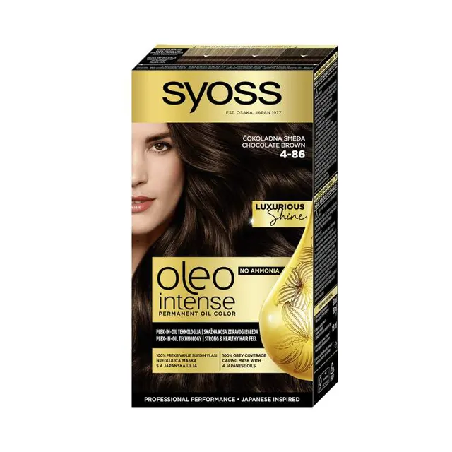 syoss oleo intense boja za kosu 4-86 syoss oleo intense