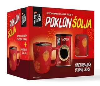 KAFA GRAND INSTA CLASSIC 200G + POKLON SOLJA