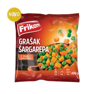 Smrznuti grasak sargarepa 400g