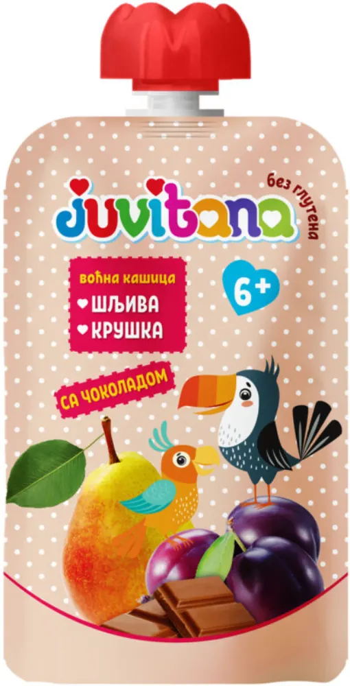 Sljiva i kruska cok.Juvitana 100g pouch Juvitana