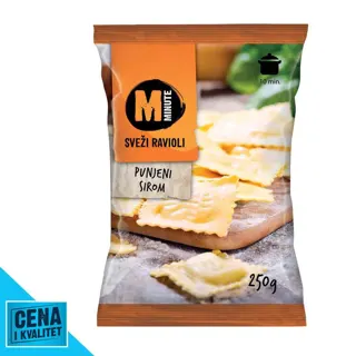 RAVIOLI SA SIROM MINUTE 250G