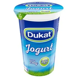 JOGURT DUKAT 3,2%MM 250G ČAŠA