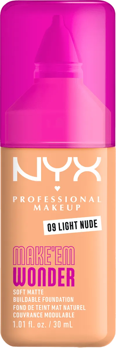 NYX MAKE'EM WONDER tečni puder 09 NYX
